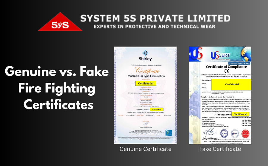 Genuine vs. Fake Fire Fighting Certificates